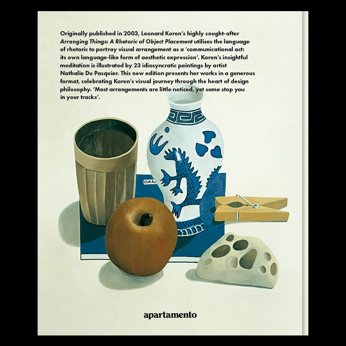 Arranging Things: A Rhetoric on Object Placement