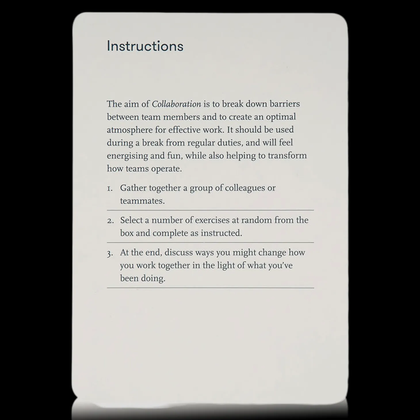 Collaboration Cards