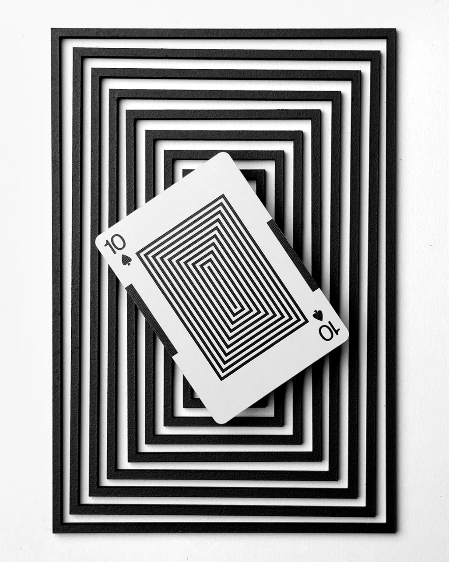 Eames "Starburst" Playing Cards, Black Edition