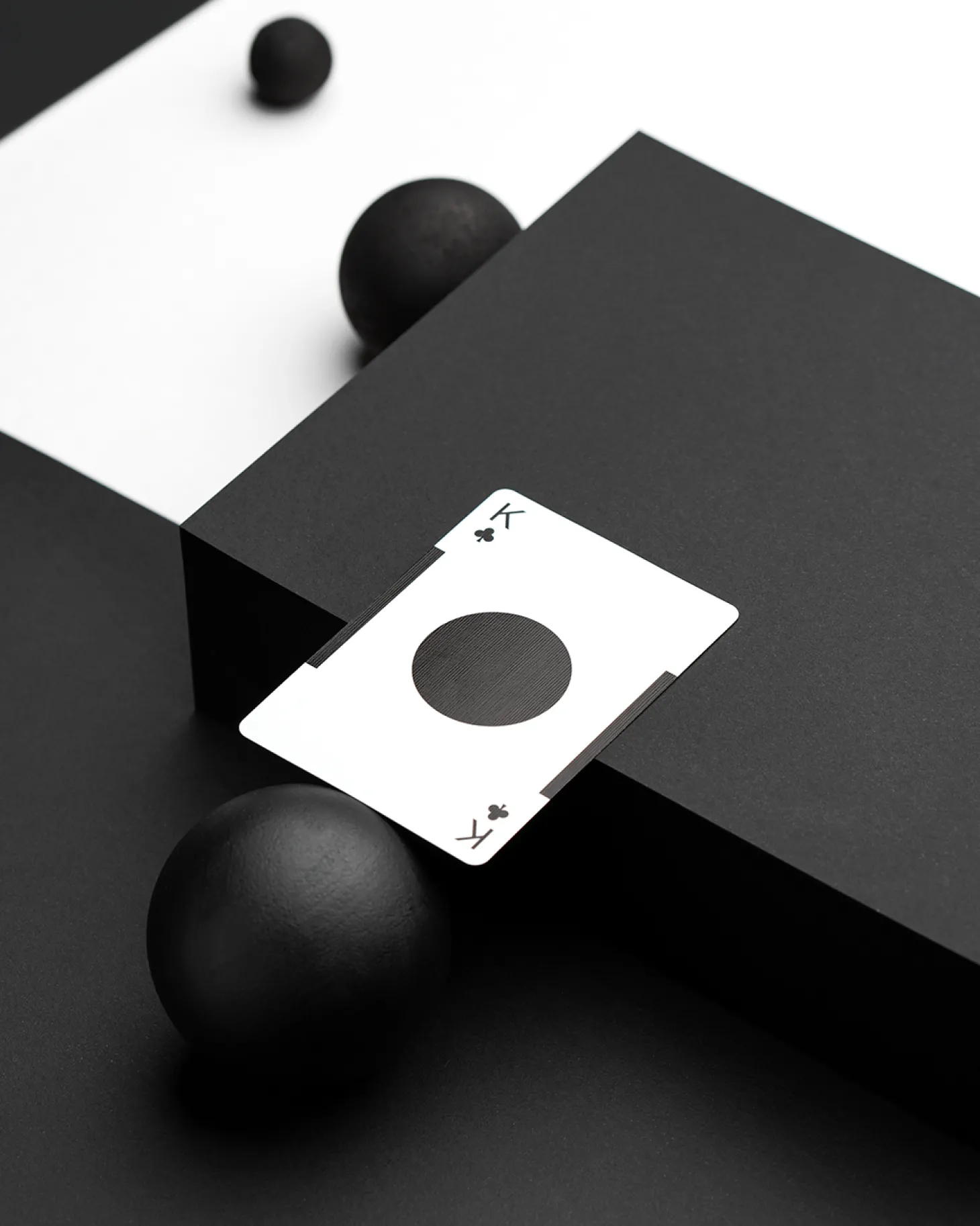 Eames "Starburst" Playing Cards, Black Edition