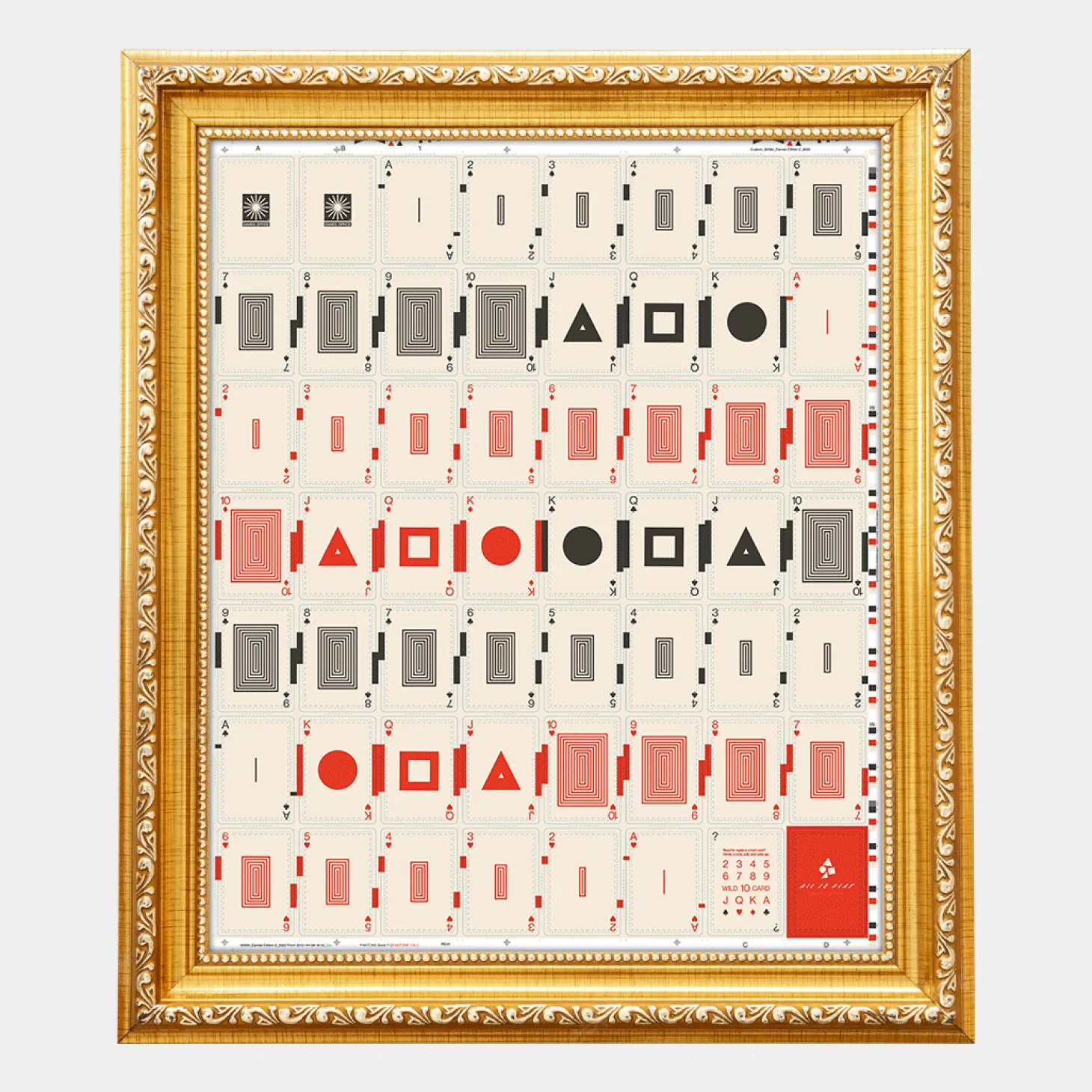 Eames "Starburst" Uncut Sheet