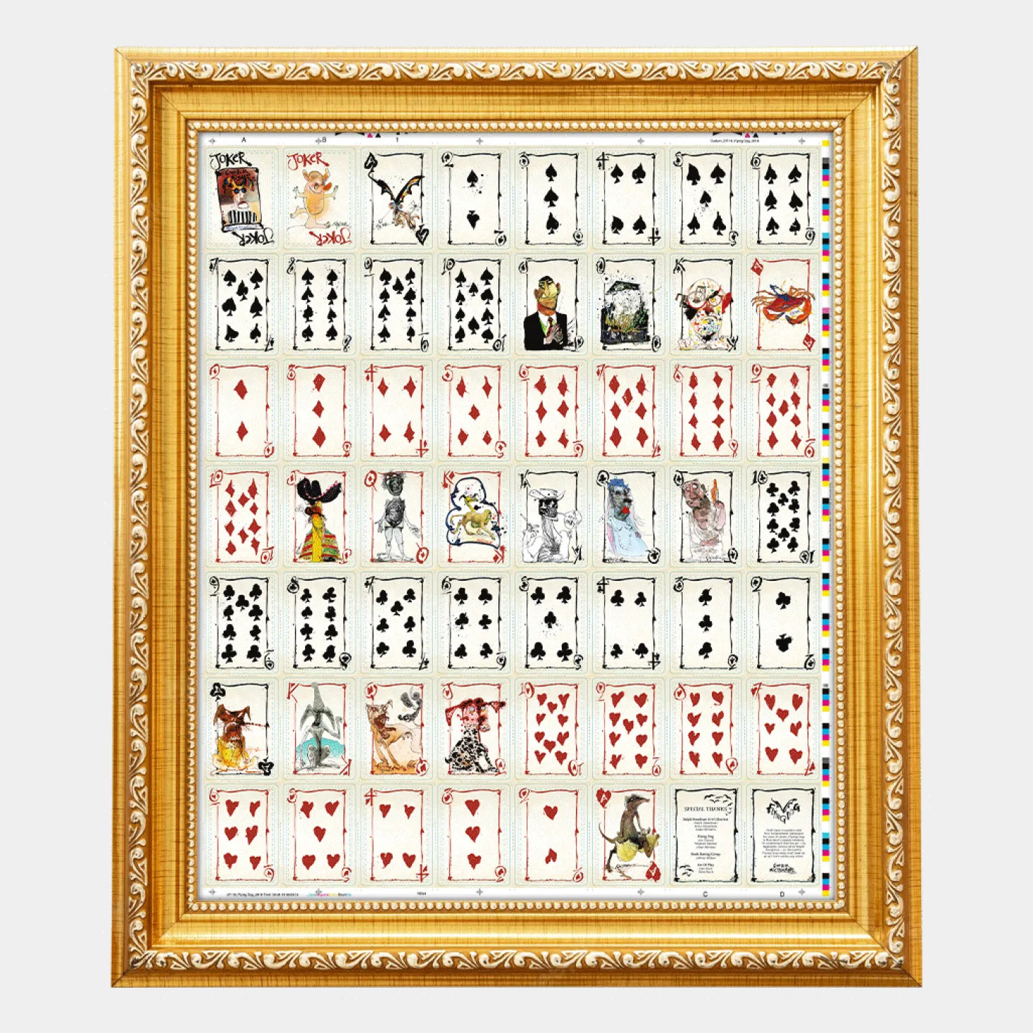 Flying Dog Uncut Sheet