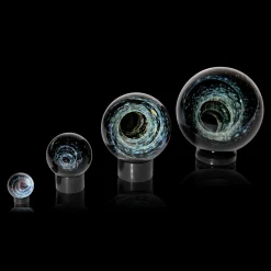 Galaxy Fire Glass Marble