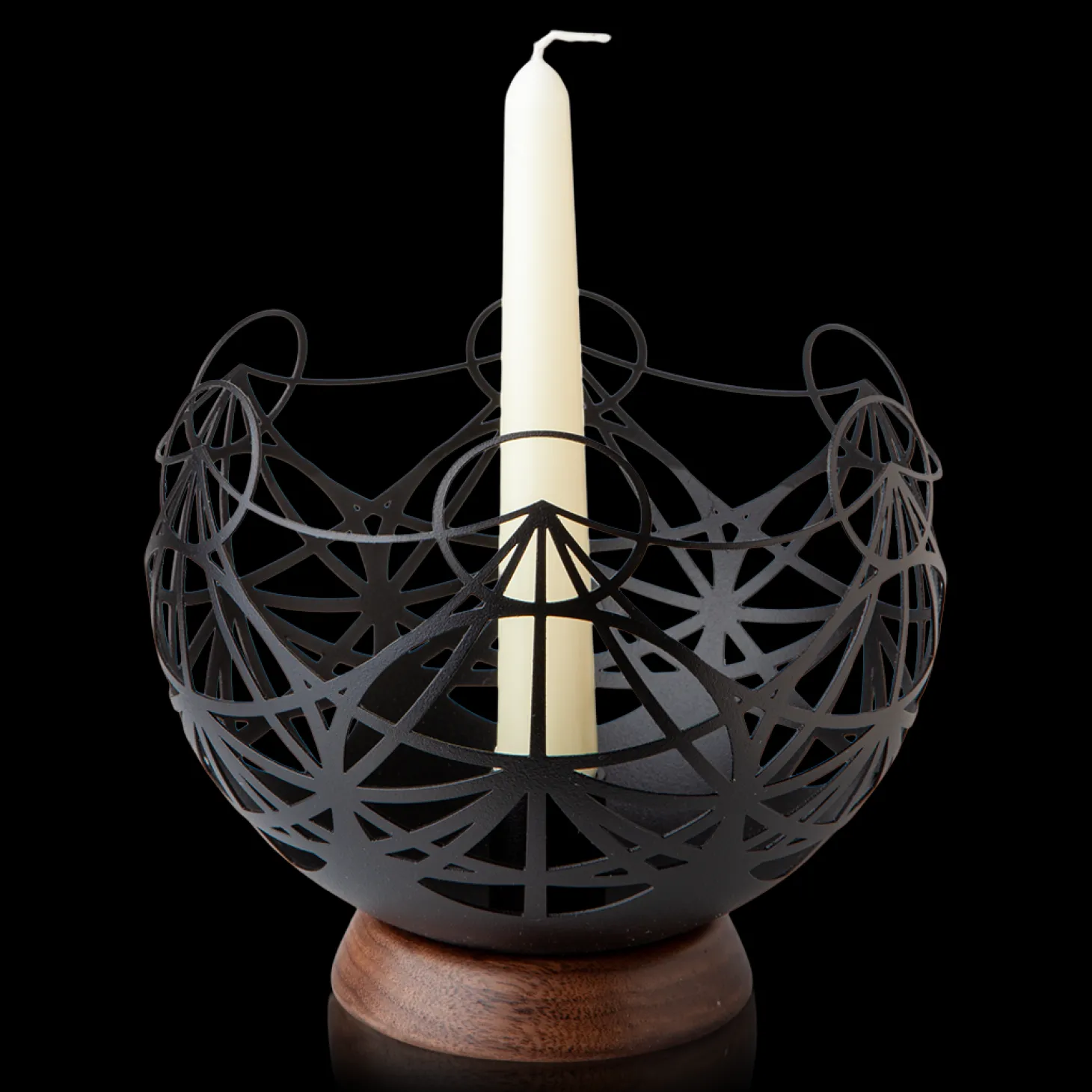 Geometric Projection Candle Holder