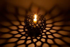 Geometric Projection Candle Holder