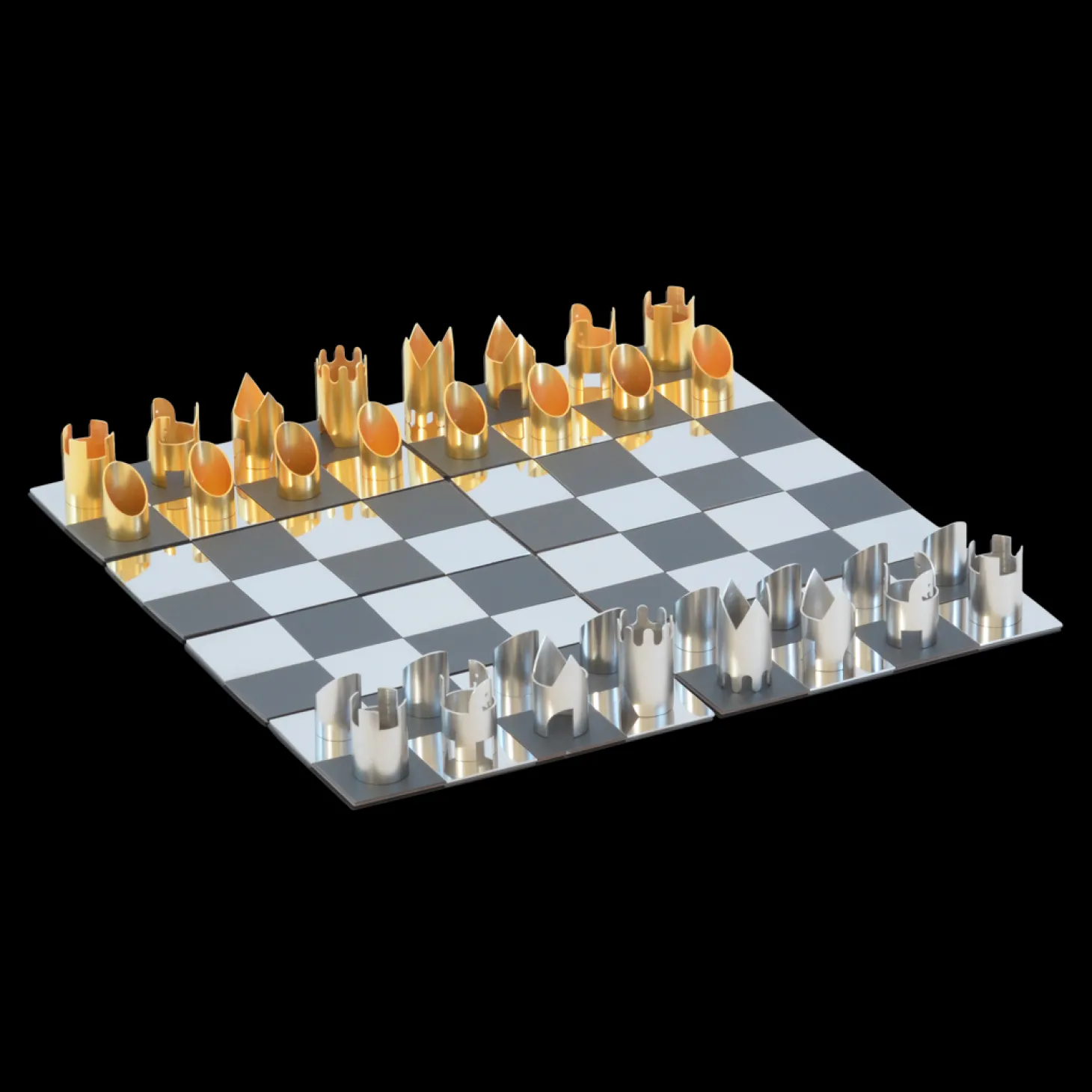 Interlocking Chess Set